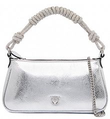 Torebka wieczorowa PINKO srebrna