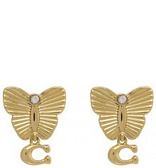 Kolczyki Coach złote