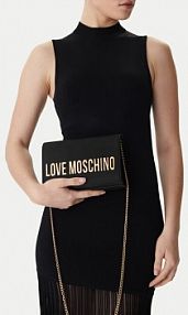Torebka wieczorowa LOVE MOSCHINO czarna