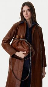 Torebka listonoszka Weekend Max Mara brązowa