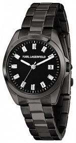 Zegarek KARL LAGERFELD czarny damski