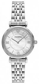 Zegarek Emporio Armani srebrny damski