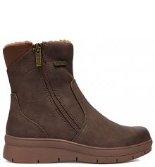 Botki Go Soft brązowe damskie