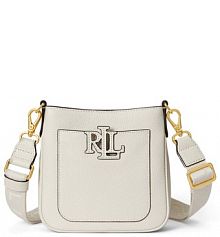 Torebka listonoszka LAUREN RALPH LAUREN biała
