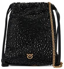 Torebka wieczorowa PINKO czarna