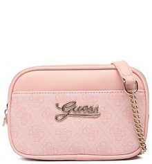 Torebka listonoszka Guess różowa