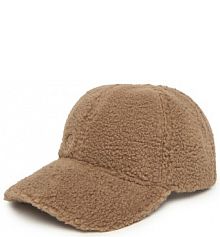 Czapka z daszkiem Guess brązowa damska