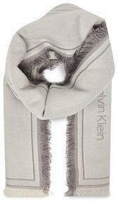 Szalik Calvin Klein szary damski