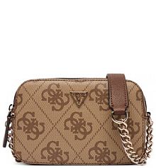 Torebka listonoszka Guess beżowa