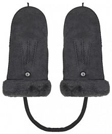 Rękawiczki skórzane EMU Australia szare