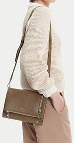 Torebka listonoszka Lasocki brązowa