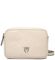 Torebka listonoszka PINKO écru