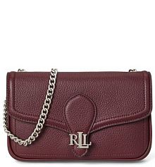 Torebka listonoszka LAUREN RALPH LAUREN bordowy