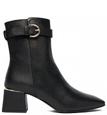 Botki na obcasie Aigner czarne