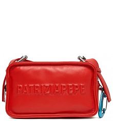 Torebka listonoszka Patrizia Pepe czerwona