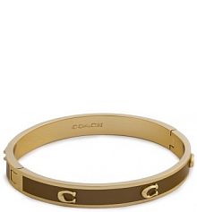 Bransoletka Coach brązowa