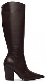 Klapki eleganckie Guess brązowe