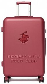 Walizka Beverly Hills Polo Club bordowy