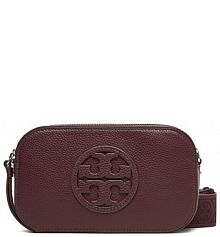 Torebka listonoszka Tory Burch bordowy