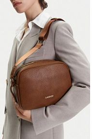 Torebka listonoszka Lasocki brązowa