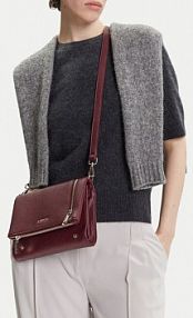 Torebka listonoszka Lasocki bordowy