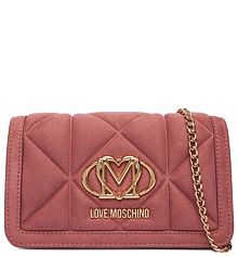 Torebka wieczorowa LOVE MOSCHINO różowa