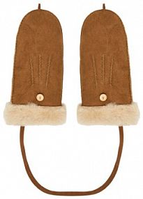 Rękawiczki skórzane EMU Australia brązowe