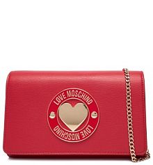 Torebka wieczorowa LOVE MOSCHINO czerwona