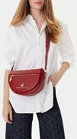 Torebka listonoszka Beverly Hills Polo Club czerwona