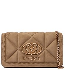 Torebka wieczorowa LOVE MOSCHINO beżowa