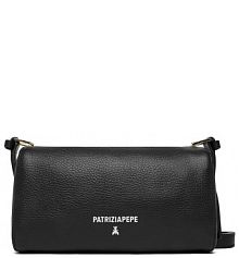 Torebka listonoszka Patrizia Pepe czarna