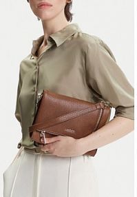 Torebka listonoszka Lasocki brązowa