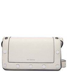 Torebka listonoszka KARL LAGERFELD biała