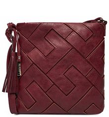 Torebka listonoszka Lasocki bordowy