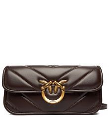 Torebka listonoszka PINKO brązowa