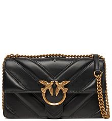 Torebka listonoszka PINKO czarna