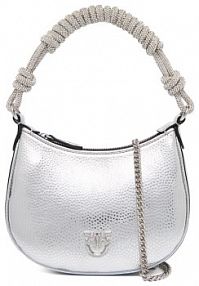 Torebka wieczorowa PINKO srebrna