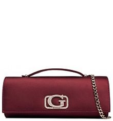Torebka wieczorowa Guess bordowy