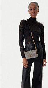 Torebka listonoszka PINKO złota