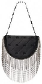 Torebka wieczorowa KARL LAGERFELD czarna