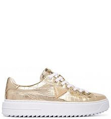 Sneakersy Guess złote damskie