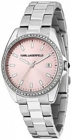 Zegarek Karl Lagerfeld  srebrny damski R0553101512