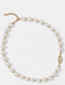 Naszyjnik Karl Lagerfeld  złoty KLAYR01