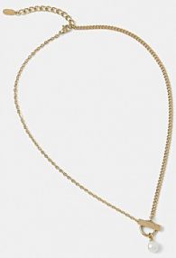 Naszyjnik Karl Lagerfeld  złoty KLAYR12