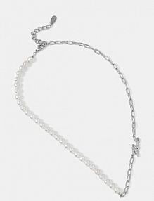 Naszyjnik Karl Lagerfeld  srebrny KLAYR03