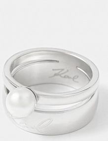 Pierścionek Karl Lagerfeld  srebrny KLAYR11012