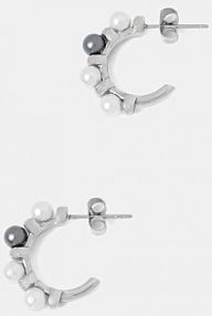 Kolczyki Karl Lagerfeld  srebrne KLAYR24