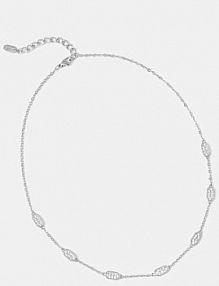 Naszyjnik Karl Lagerfeld  srebrny KLAYC63