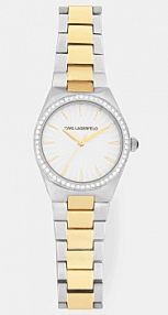 Zegarek Karl Lagerfeld  srebrny damski R0553105505