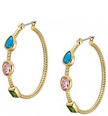 Kolczyki Fossil  złote JF04905710